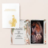 Luxe bruiloft uitnodiging Kaart – Elegante bruid & (Display)