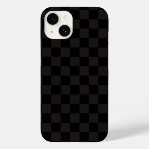 Luxe bruin/zwart geruit Case-Mate iPhone 14 hoesje