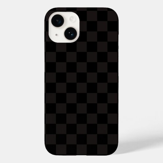 Luxe bruin/zwart geruit Case-Mate iPhone case (Achterkant)