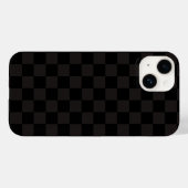 Luxe bruin/zwart geruit Case-Mate iPhone case (Achterkant (horizontaal))