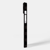 Luxe bruin/zwart geruit Case-Mate iPhone case (Achterkant / Links)
