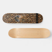 Luxe bruine luipaard voor exotische wilde katten C Skateboard (Horizontaal)