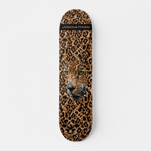 Luxe bruine luipaard voor exotische wilde katten C Skateboard (Voorkant)