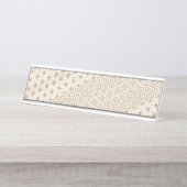 Luxe Bureau Naambordje (Voorkant)