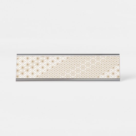 Luxe Bureau Naambordje (Voorkant)