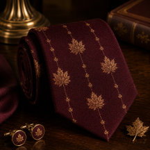 Luxe Burgundy Esdoornblad