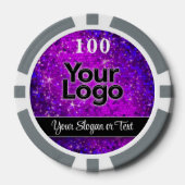 Luxe Business Logo Corporate Event Kantoor Party Poker Chips (Voorkant)