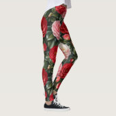 Luxe Camellia Bloesem Loof Leggings (Rechts)