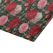 Luxe Camellia Bloesem Loof Snijplank (Hoek)