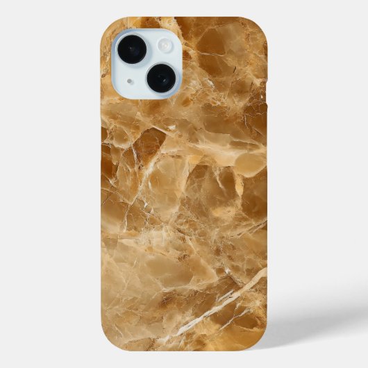 Luxe Caramel Marmer Hoestelletje Case-Mate iPhone Case (Achterkant)