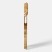 Luxe Caramel Marmer Hoestelletje Case-Mate iPhone Case (Achterkant / Rechts)
