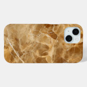 Luxe Caramel Marmer Hoestelletje Case-Mate iPhone Case (Achterkant (horizontaal))
