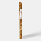 Luxe Caramel Marmer Hoestelletje Case-Mate iPhone Case (Achterkant / Links)