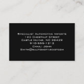 Luxe Carbon Fibre Professional-Visitekaartjes Visitekaartje (Achterkant)