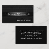 Luxe Carbon Fibre Professional-Visitekaartjes Visitekaartje (Voorkant / Achterkant)