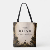 Luxe Carnaval Halloween-feest Tote Bag (Achterkant)