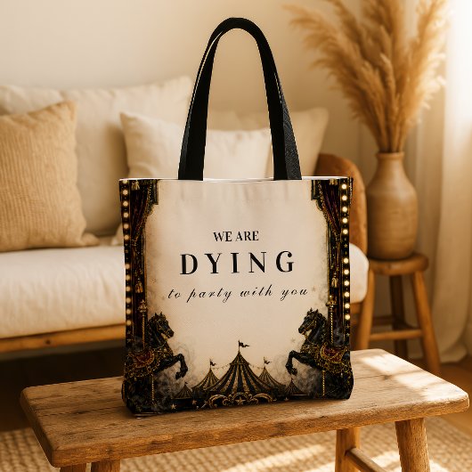 Luxe Carnaval Halloween-feest Tote Bag