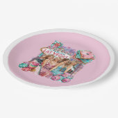 Luxe Casino Bachelorette meisjes Illustratie Papieren Bordje (Gekanteld)