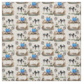 Luxe Cat & Dog herhaalde ontwerpstructuur Stof (Swatch)