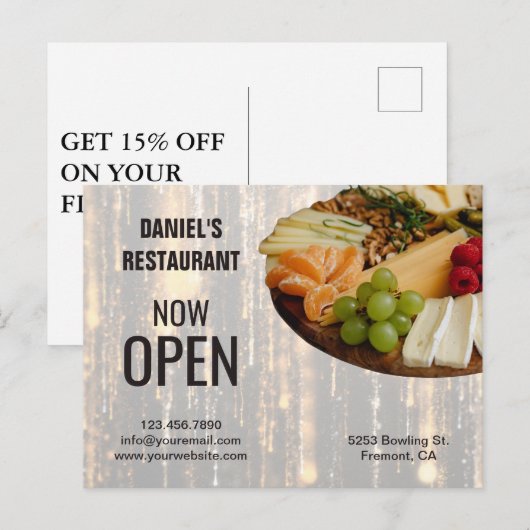 Luxe Catering Marketing Postkaart  (Voorkant / Achterkant)