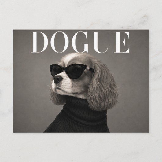 Luxe Cavalier King Charles Spaniel Briefkaart (Voorkant)
