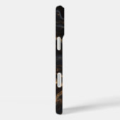 Luxe Celestial Black Marmer Behuizing - Glanzend Case-Mate iPhone Case (Achterkant / Rechts)