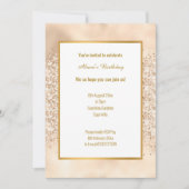 LUXE CHAMPAGNE GLITTER BIRTHDAY KAART (Voorkant)