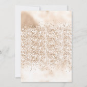 LUXE CHAMPAGNE GLITTER BIRTHDAY KAART (Achterkant)