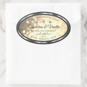 Luxe Champagne Glitter Product Labels Diamanten (Tas)