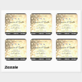 Luxe Champagne Glitter Product Labels Diamanten (Vel)