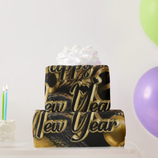 Luxe Champagne Gouden Confetti Patroon | Elegant C Cadeaupapier