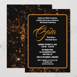Luxe Charity Ball Gala Formele inzamelingsactie Kaart