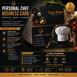 Luxe chef visitekaartje Premium culinair