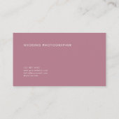 Luxe Cherry Blossom Gold Lijst Visitekaartje (Achterkant)