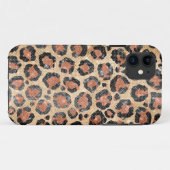 Luxe Chic Gold Black Leopard Animal Print Case-Mate iPhone Case (Achterkant (horizontaal))