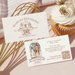 Luxe Chic Professionele Thuisbakkers Cupcake Banke Visitekaartje