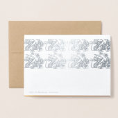 Luxe Chinees Rat Year 2020 papieren vruchten GC Folie Kaarten (Met envelop)