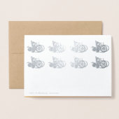 Luxe Chinees Rat Year 2020 papieren vruchten GC Folie Kaarten (Met envelop)