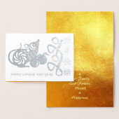 Luxe Chinees Rat Year 2020 papieren vruchten GC Folie Kaarten (Display)
