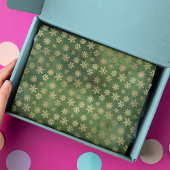 Luxe chique gouden sneeuwvlokken kerst Feestdagen Tissuepapier