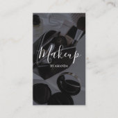 Luxe chique make-up kunstenaar Beauty Salon QR Cod Visitekaartje (Voorkant)