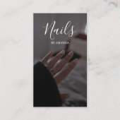 Luxe chique nagels Salon Manicure Nail Art Beauty Visitekaartje (Voorkant)