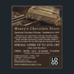Luxe chocolade, snoepgoed, omkeren flyer<br><div class="desc">Luxe chocolade,  snoepgoed Adverteren brochures door de winkel van het Visitekaartje.</div>