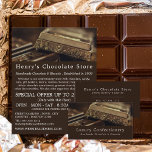 Luxe chocolade, snoepgoed, omkeren flyer<br><div class="desc">Luxe chocolade,  snoepgoed Adverteren brochures door de winkel van het Visitekaartje.</div>