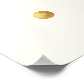 Luxe chocoladetruffels naadloos patroon poster (Hoek)