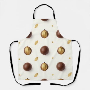 Luxe chocoladetruffels naadloos patroon schort