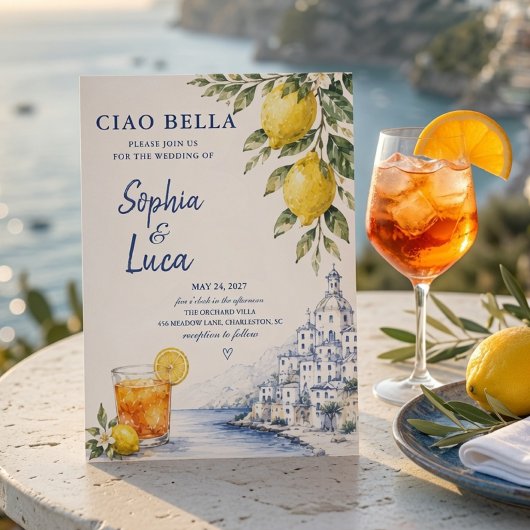 Luxe Ciao Bella Amalfi-kust Kaart
