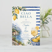 Luxe Ciao Bella Mediterraanse Amalfikust Kaart (Staand voorkant)