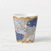 Luxe Cloudy Dreamy Glam-Mok Latte Mok (Voorkant)