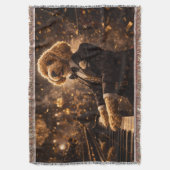 Luxe Cockapoo Deken | Elegant Hond Cadeau (Voorkant Verticaal)
